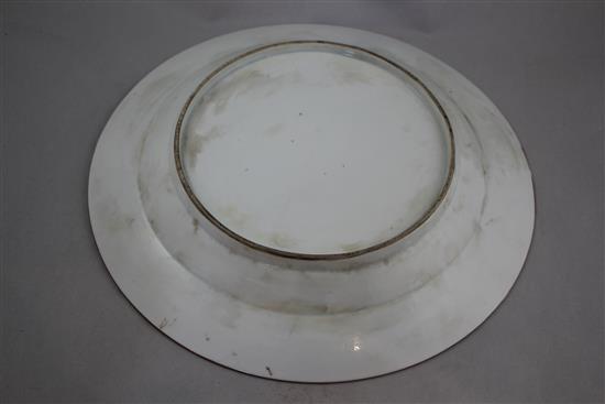A Samson of Paris famille rose dish, in Chinese export style, 35cm